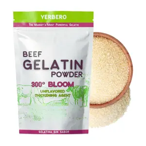 New Viral - Premium Unflavored 300° Bloom Beef Gelatin Powder 4oz (114g) | Thickening Agent | Grenetina en Polvo Sin Sabor | Swiftly Solidifies, Stabilizes, and Enhances for Culinary & Baking Endeavors.