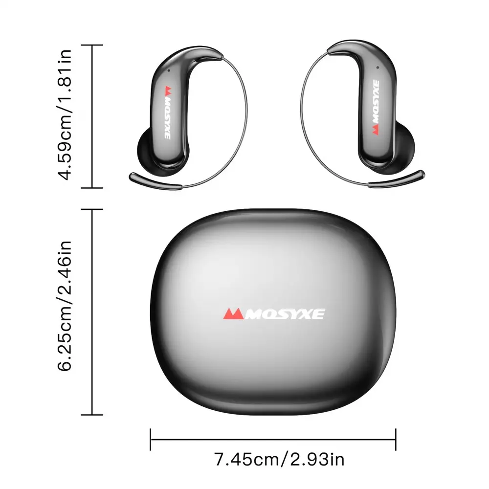 YQ20 Light Weight In-Ear Bluetooth Earbuds - Wireless Headphones with 6.1 Audio, Built-In Mic, Multi-Language Support, Noise Reduction, iOS & Android Compatibility, Ideal for Outdoor Activities & Travel, Back-to-School Season Music Accessory