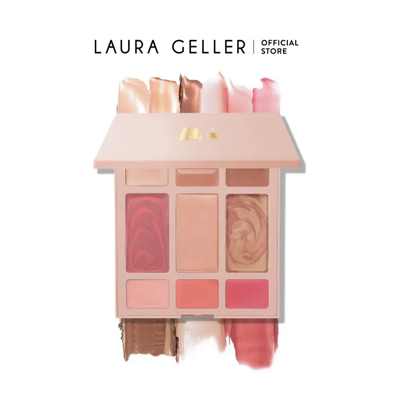 Laura Geller Best of the Best Cream Full Face Basics for Mature Skin - Blend, Lid, Bronzer, Lip Creams