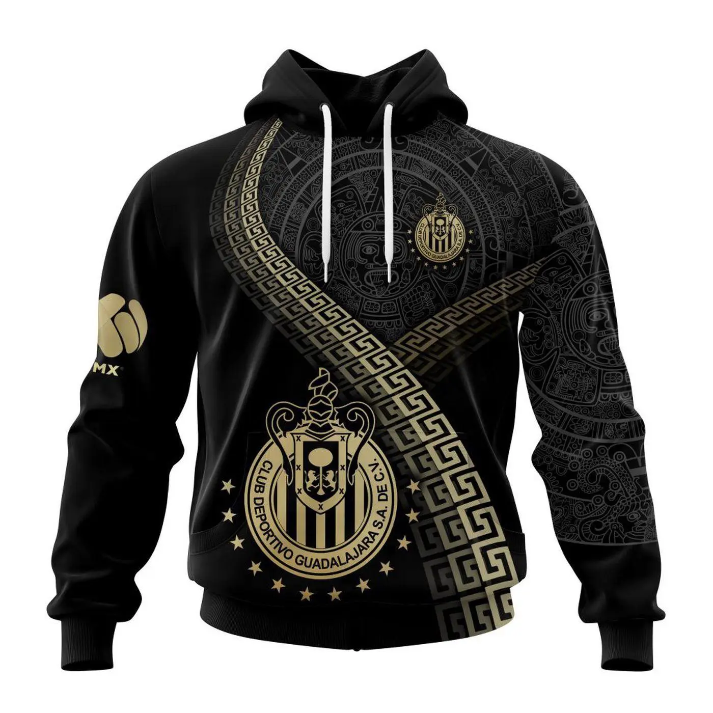 Limited Edition Chivas Guadalajara Black & Gold Design: Official LIGA MX Soccer Merch
