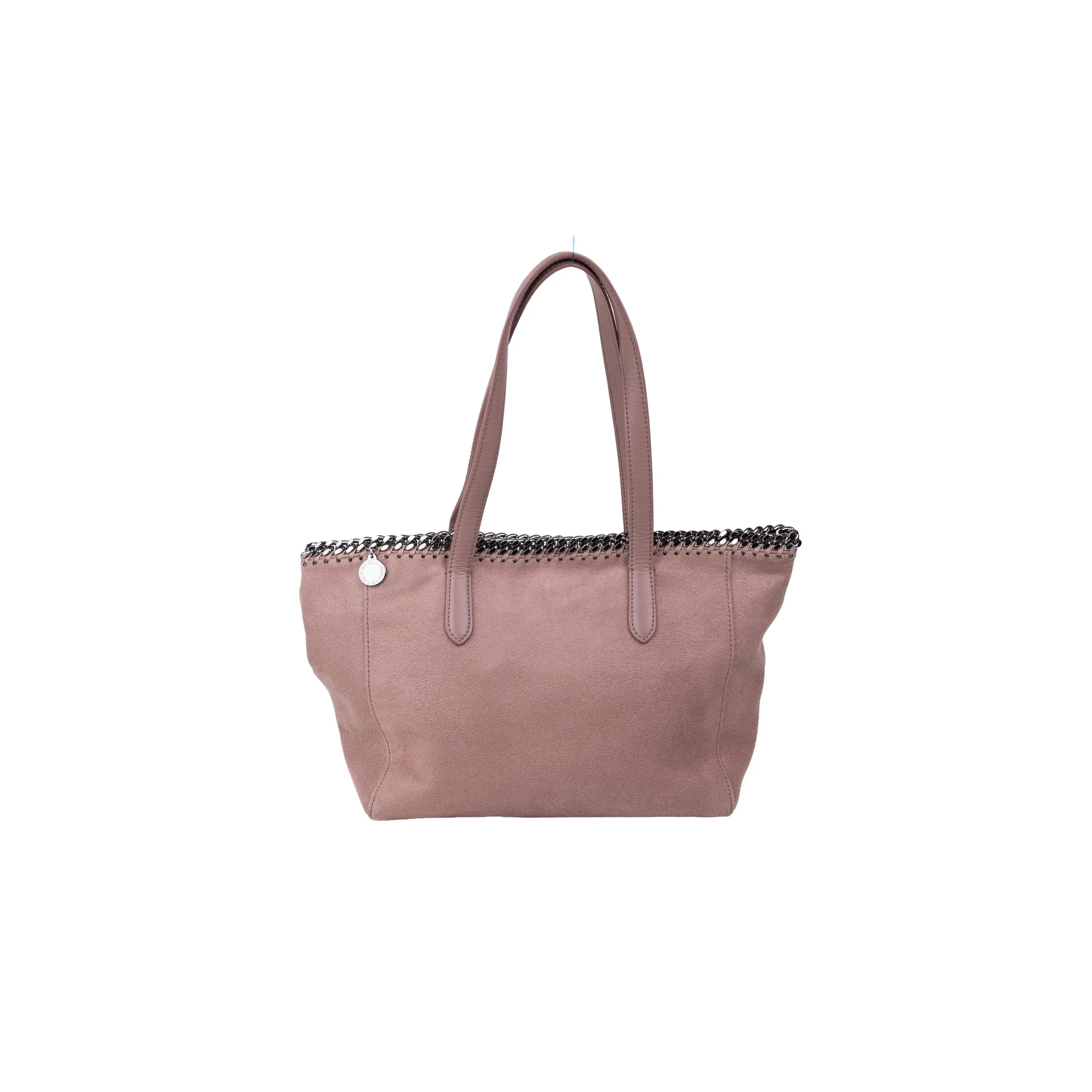 Pre-owned Leather Tote Bags Stella McCartney Mauve Pink Shaggy Deer Falabella Tote