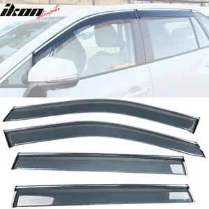 Window Visors for Toyota RAV4 2019-2025 Acrylic 4PC Tape On Rain Guard