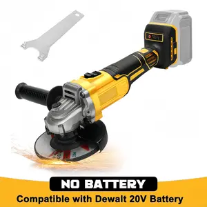 Cordless Angle Grinder Compatible with DeWalt 20V Max Battery – Brushless 4-1/2" Grinder, 8,000 RPM for Cutting, Grinding & Polishing (No Battery & Wheels)