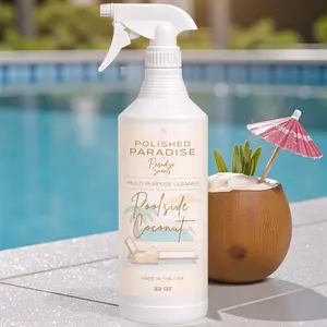 Poolside Coconut Multi Purpose Cleaner 32 oz Everyday Counter Spray