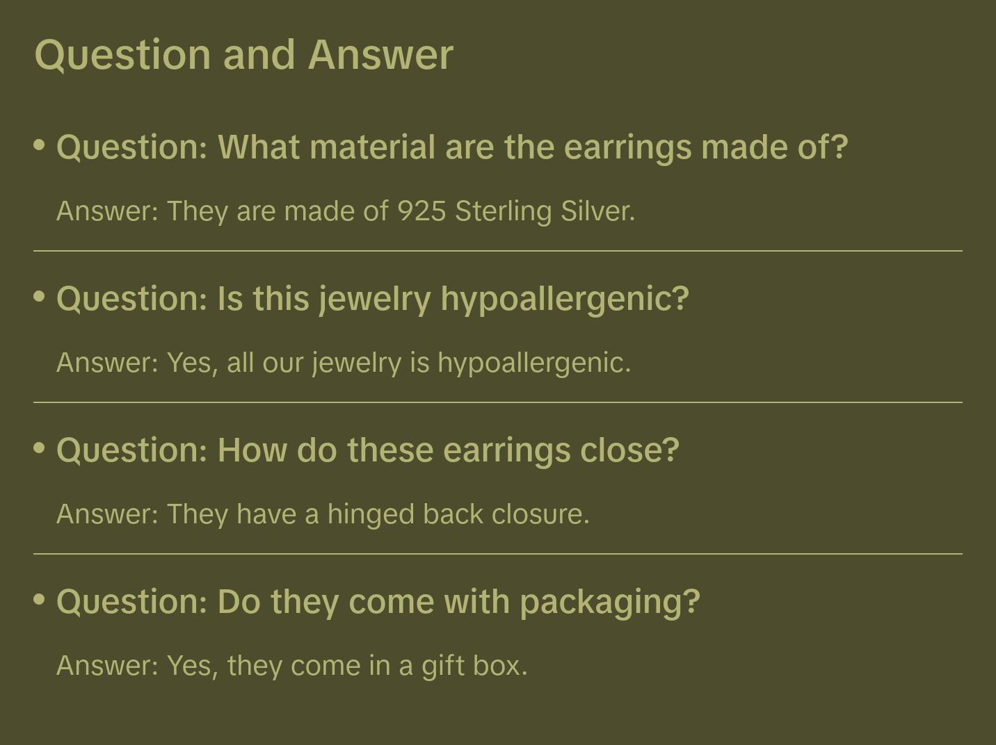 Mini Chained Huggies