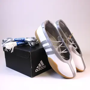 Adidas Taekwondo Mei Clear Silver Metallic White Gum Women's Sneaker - Authentic Brand New Shoes JQ6438