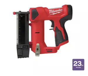 Milwaukee M12 12-Volt 23-Gauge Lithium-Ion Cordless Pin Nailer (Tool-Only)