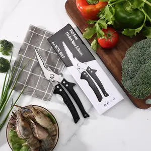【March Must-Haves】Multi-Function Kitchen Shears - Stainless Steel Kitchen Scissors, Sharp Meat Shears, Dishwasher Safe, Poultry Shears, Japanese-Style Cooking Shears for Ingredients, Chicken Bones & Turkey - Top Christmas Gift Choice!