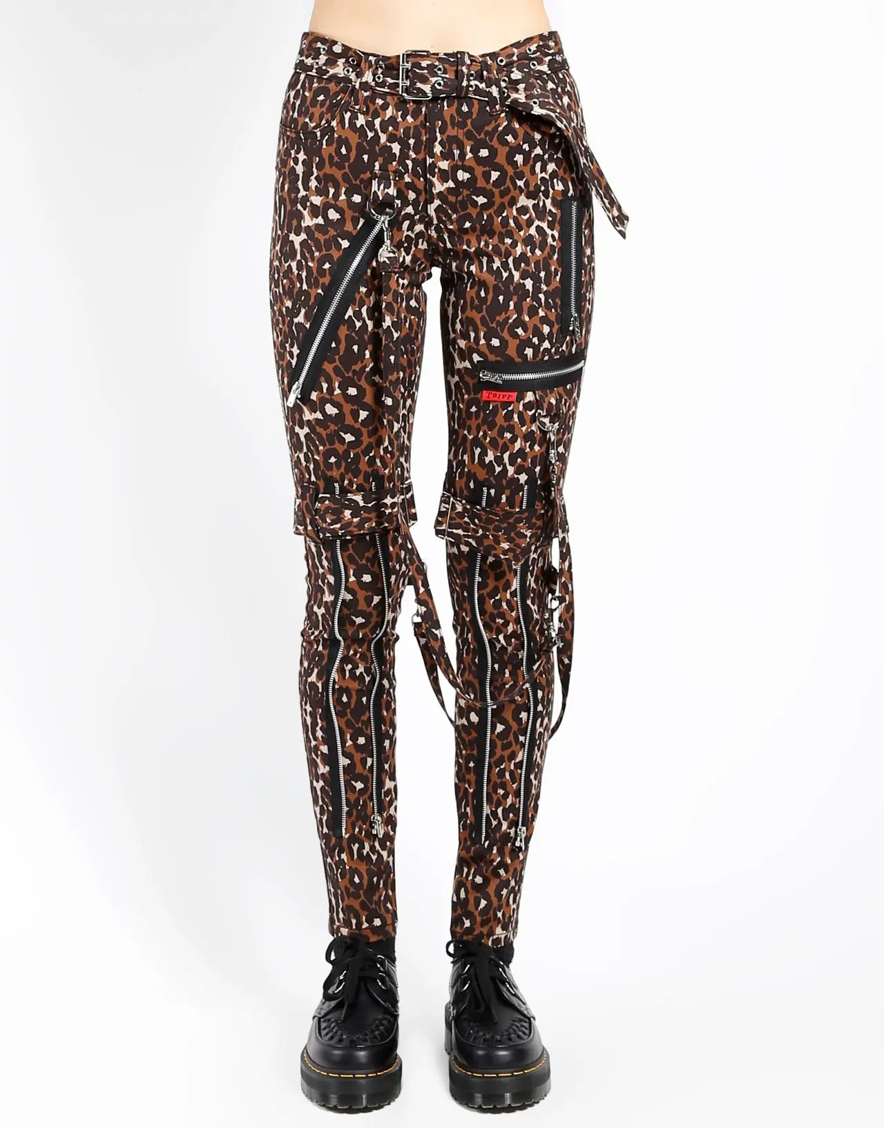 CLASSIC BONDAGE PANT BROWN LEOPARD