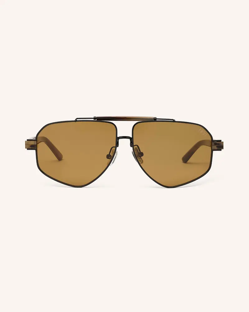DEZI CUFFED - Square Frame Sunglasses with Asymmetrical  display picture 3