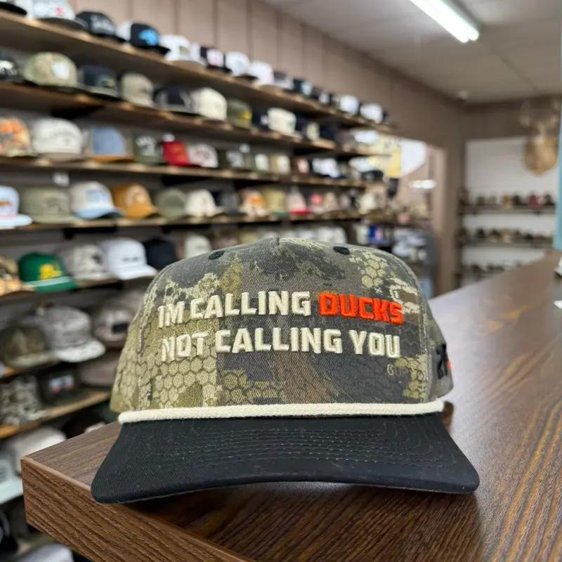 I’m Calling Ducks Rope Hat - Optifade Timber I’m Calling Ducks Rope Hat - Optifade Timber