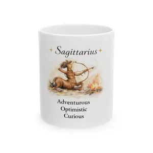 Sagittarius Centaur Archer Mug | Zodiac Traits Adventurous Optimistic Curious