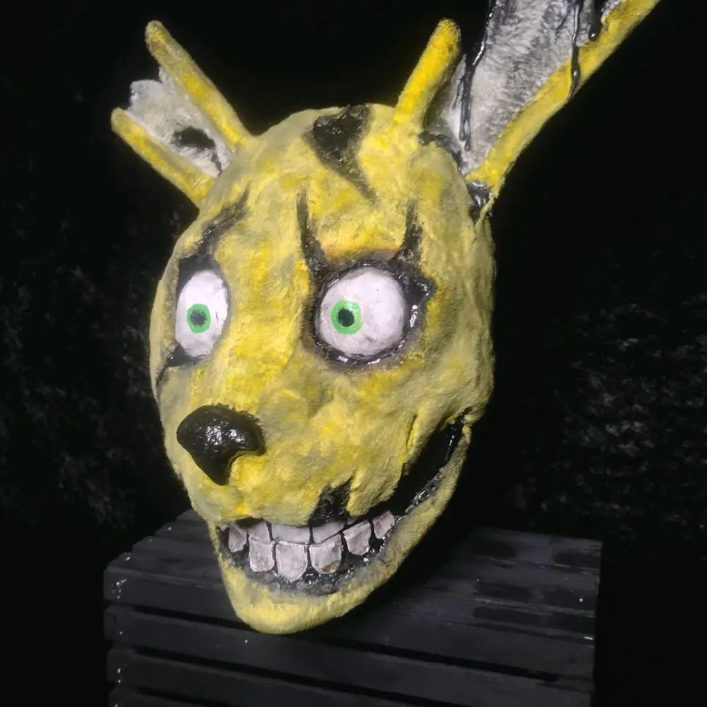 The Rotten Gold Rabbit Mask Paper Mache - TikTok Shop