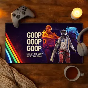 ARC Raiders Goop Desk Mat The Burnt Peanut Large Mouse Pad Goopas Gonna Goop Gamer Gifts Video Game Lover Unique Valentines Day Gamer Gift