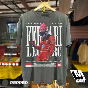 Charles Leclerc T-Shirt, Formula Racing Graphic Tee, Formula Fan Apparel