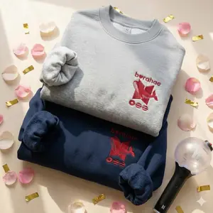 [SHIP FROM US] Borahae Bangtan Sweater, Kpop World Tour 2026 Hoodie, ARMY Fan Apparel