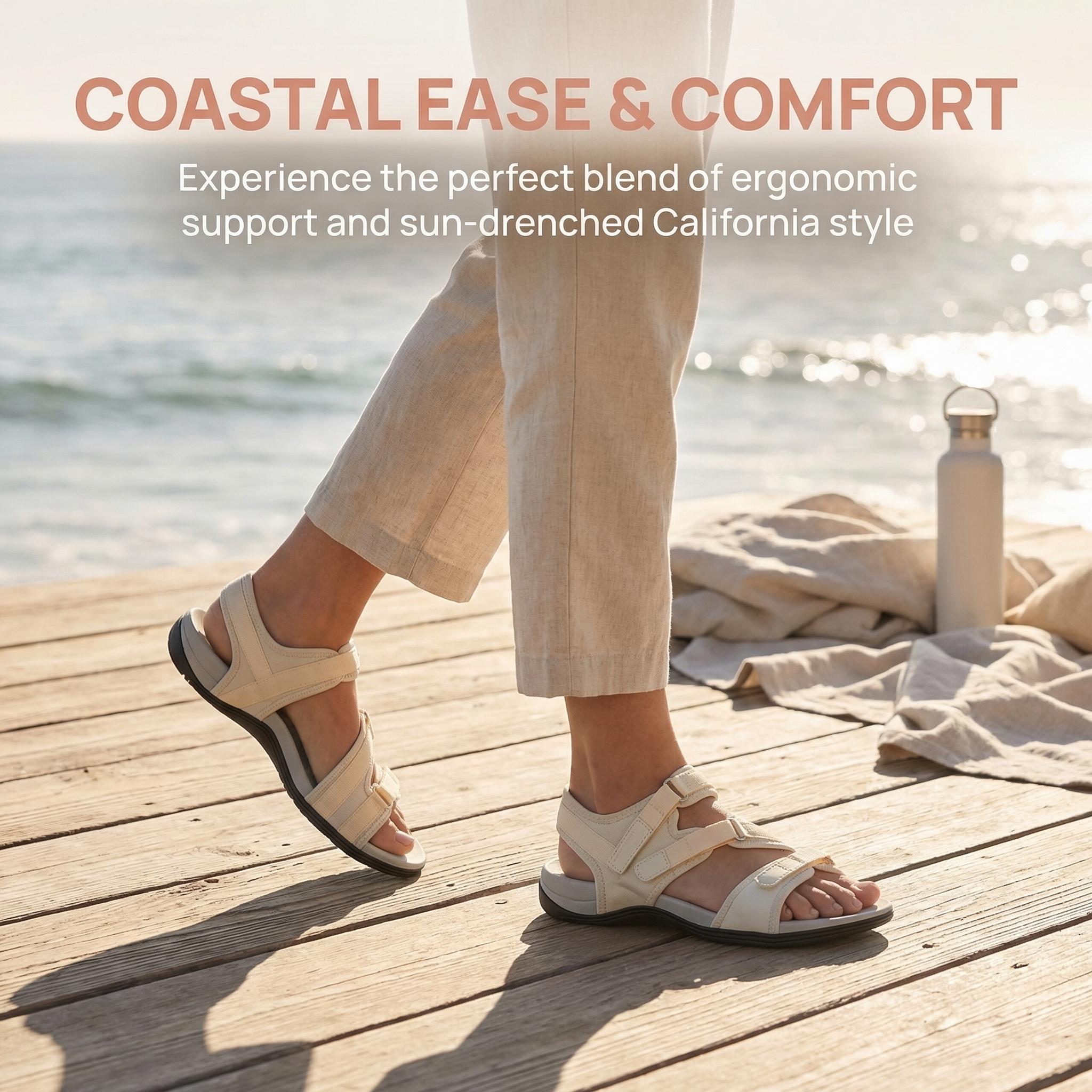 UBFEN Womens Hiking Sandals 3 Adjustable Straps for Custom Fit Waterproof Breathable NonSlip Perfect for Outdoor Trails Beach Trips AllDay Walking Comfort Lightweight Durable Supportive Athletic Water Sandals for Active Women