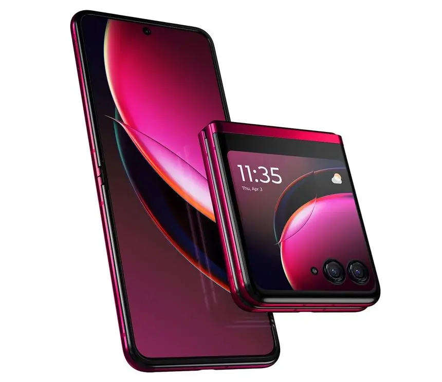 Refurbished Premium Motorola RAZR+ 2023 Foldable Phone - Fully Unlocked, 6.9 in POLED Screen, 1-Year Warranty