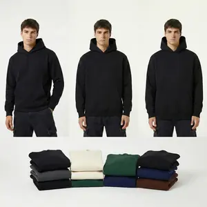 HIGH LEVEL Premium Super Heavyweight Hoodie Soft Wool Lamb Polar Fleece Oversized Regular Slim Fit Black Forest Green Cream Brown Navy Charcoal Grey Menswear Hooded Sweatshirt Cotton Polyester Thick Stylish Stylish, Tops, Fabric