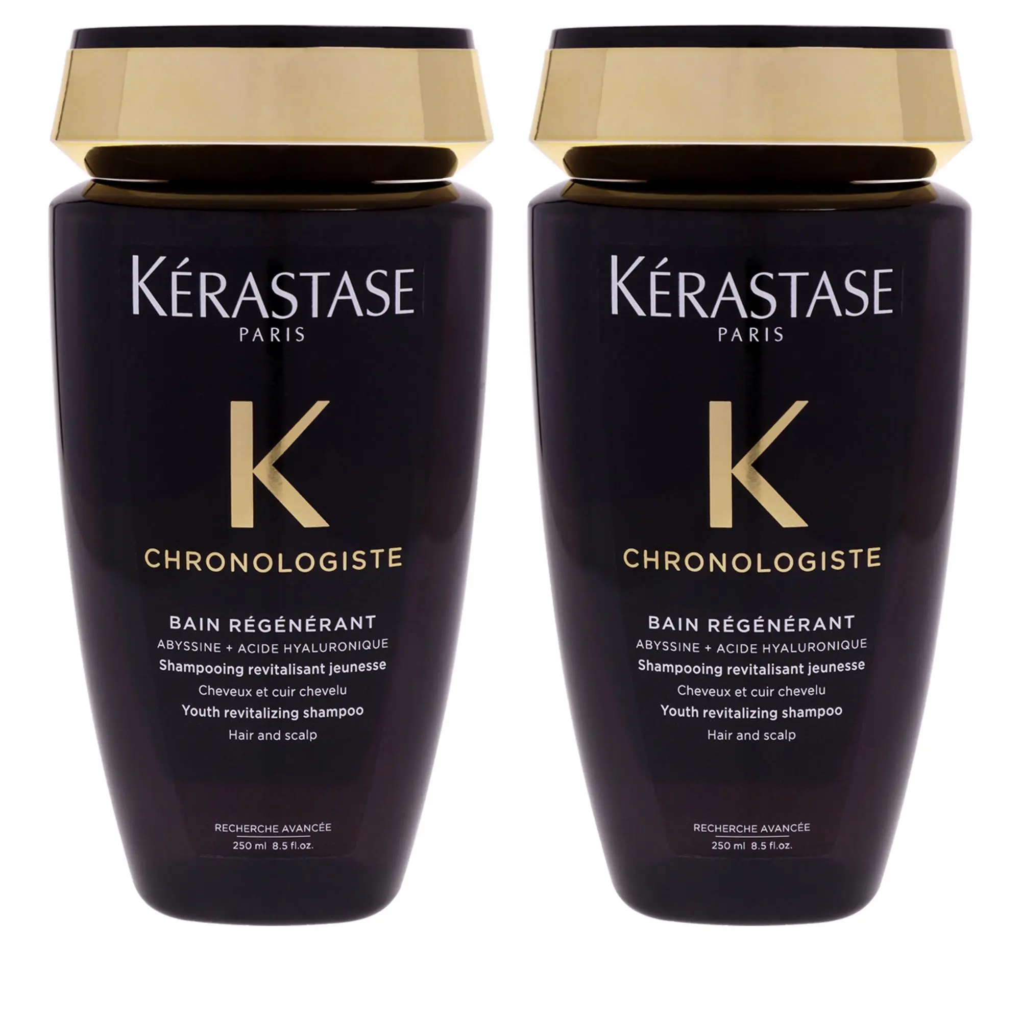 Unisex Kerastase Chronologiste Bain Regenerant Shampoo - Daily Haircare, 8.5 fl oz, Pack of 2