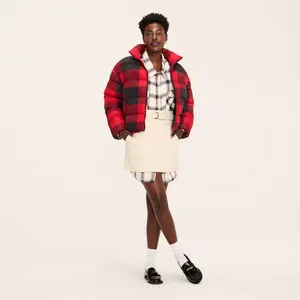 Women's Buffalo Check Puffer Jacket - Woolrich