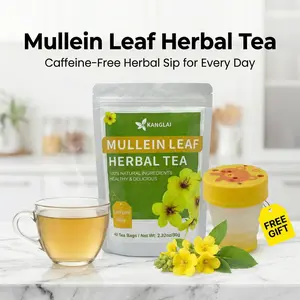 Natural Mullein Leaf Herbal Tea Bags Caffeine Free Daily Brew Organic