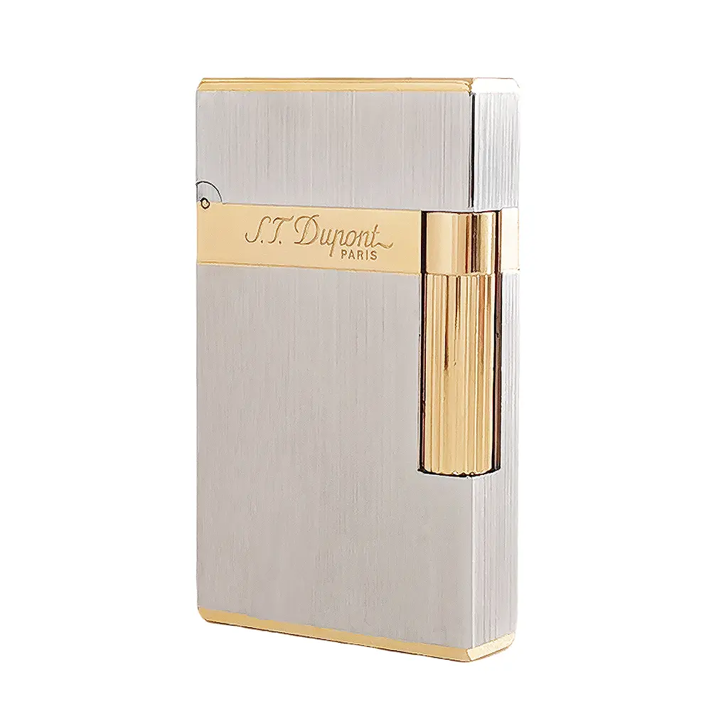 DPT 1:1 Brushed Silver Gold Mix metal Classic luxury Lighter (NO FUEL) perfect gift