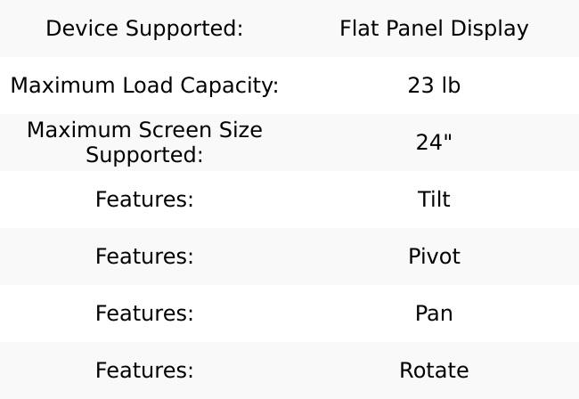 Ergotron DS100 Clamping Double Pivot