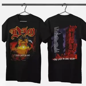 [SALE UP TO 30%] Dio Last In Line Tour Heavy Metal Rock Concert T-Shirt Unisex Shirt Made Using 100% US Cotton, Design & Printed In The USA.