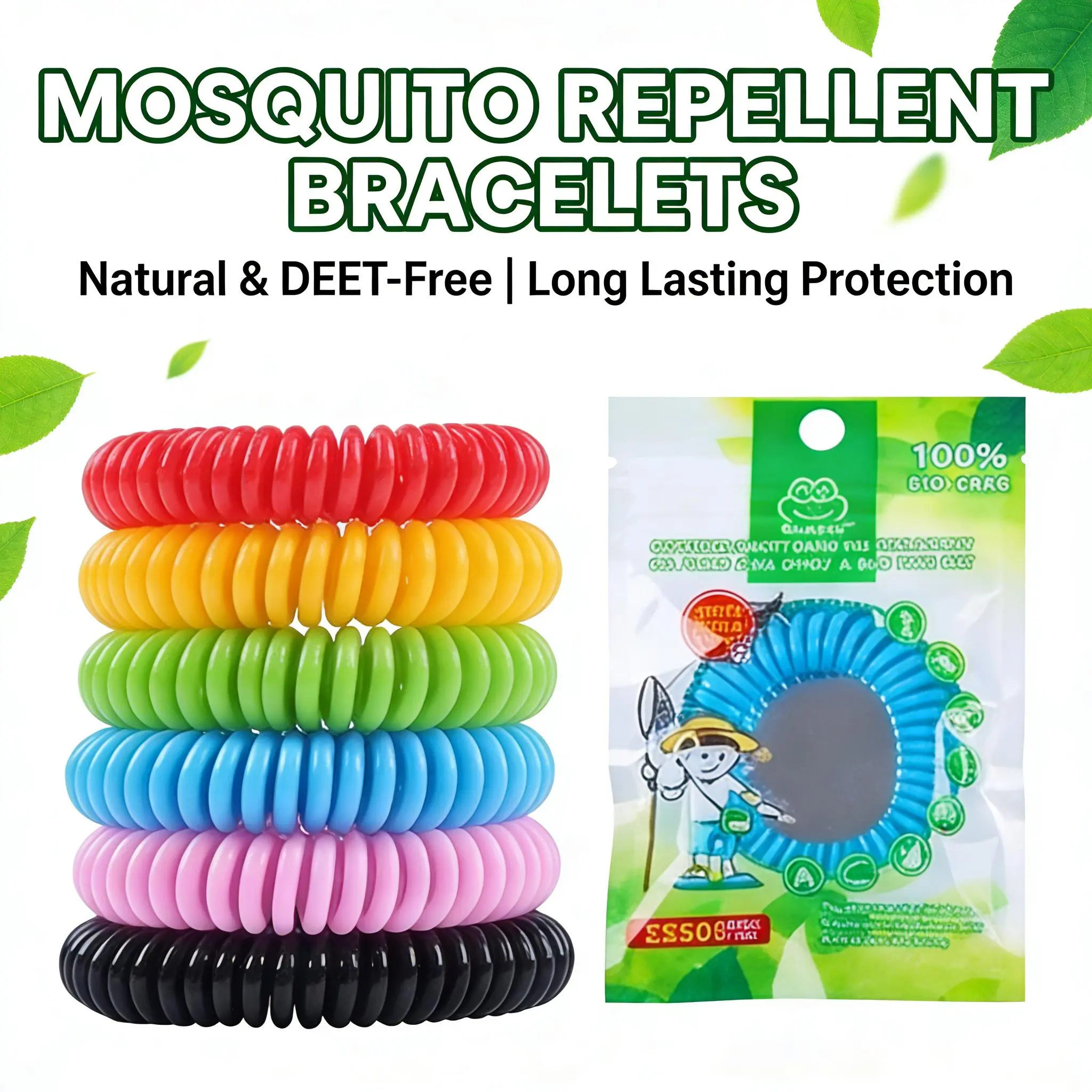 10/20/30 Pack Sports Bracelets - Suitable for all age groups; ideal companion for camping, traveling and various outdoor activities; essential for outdoor mosquito repellent; made of safe and environmentally friendly materials to protect your skin