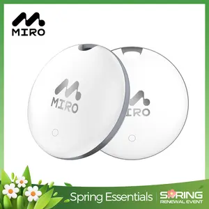 【T1R】Miro Smart Bluetooth Tracker–Compatible with Apple Find My (iOS Only), Backpack, Wallet, Suitcase, IP6 Waterproof – Travel, Daily Use, Outdoor Adventures, Stress-Free Tracking, Perfect Gift for Travelers, Parents & Home Essentials