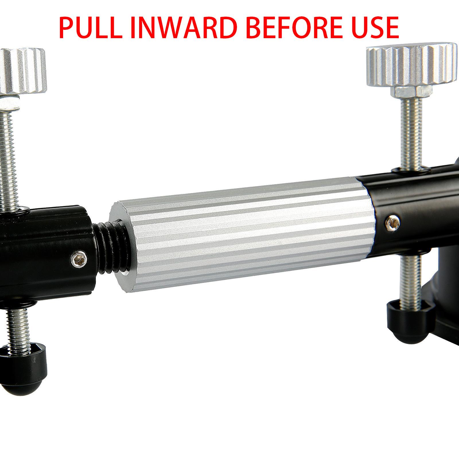 LOZLIN 2PCS Pro Countertop Alignment Clamps - Adjustable Vacuum Suction for Seamless Joints & Leveling on Granite Marble & Stone Slabs Heavy-Duty Installation Tools with 13cm Natural Rubber Cups