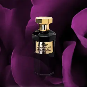 Amouroud Midnight Rose Eau de Parfum 100 ml - Floral Oriental Perfume with Lychee Pomelo Lily Red Rose Amber Oud Made in USA