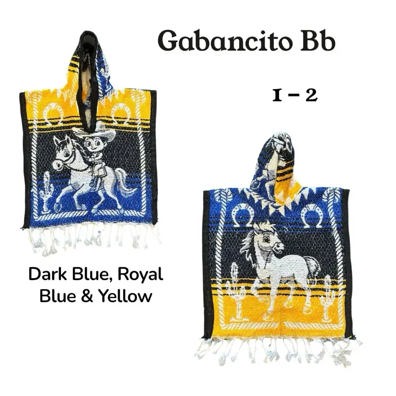 Gbn Bb Caballo Dark Blue, Royal Bkue & Yellow