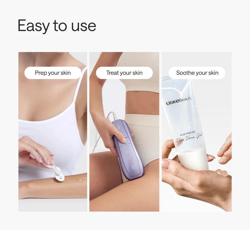 Ulike Air 10 Deluxe IPL Device Laser Hair Removal with Ice-Cooling Contact Dual Lights Skin Sensor & SHR Mode for Comfortable Effective Results - Epilator