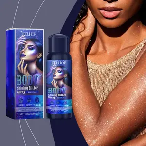 【SpringGlowUp】Glitter Spray for Hair and Body, Body Glitter Spray, Hairspray Clothes, Long-Lasting Shimmer Suitable Stage, EDM Tomorrowland Festival Rave Makeup Prom NET: 100ML/3.38FL.OZ