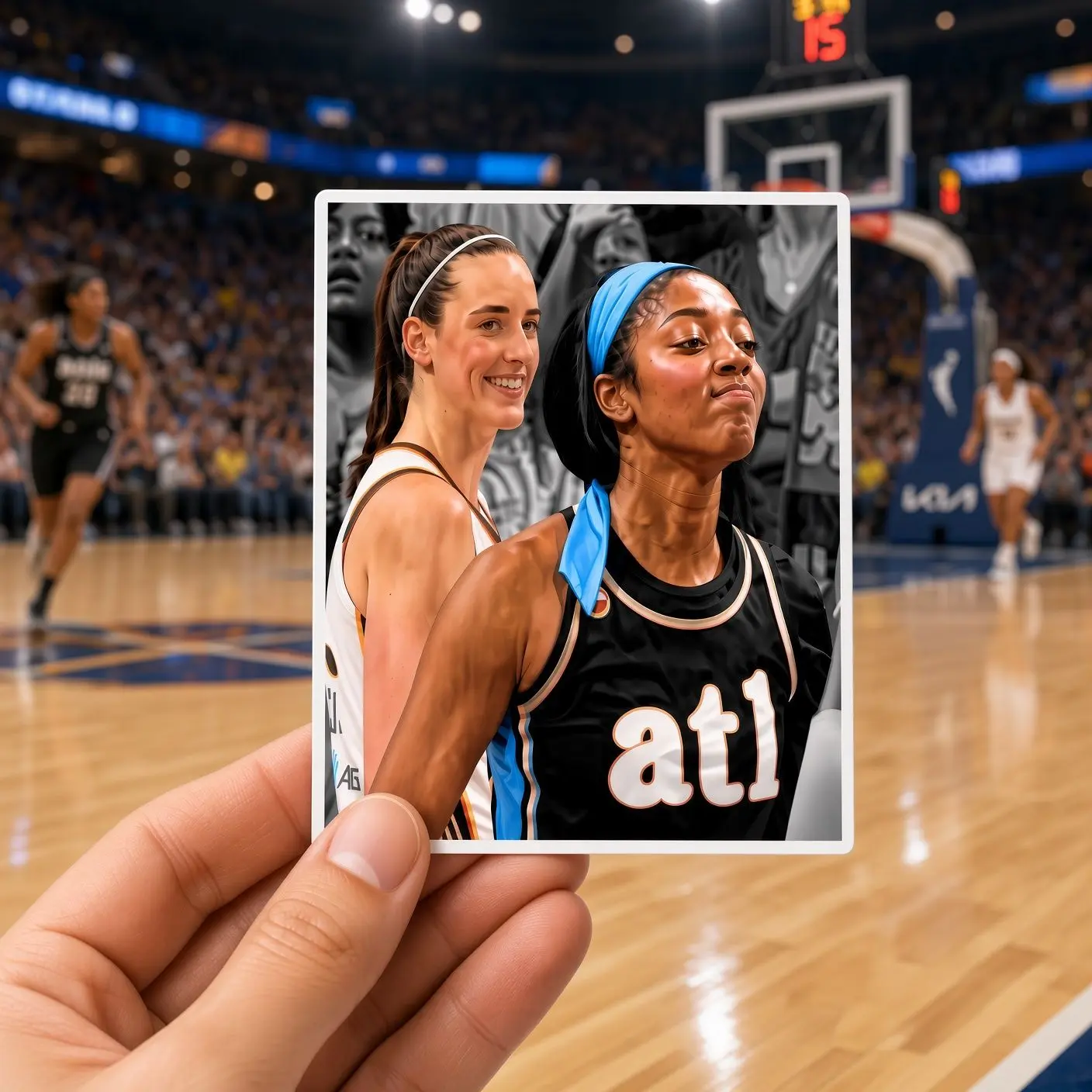 Caitlin Clark Basketball Sticker, Basketball Fan Gift Sticker