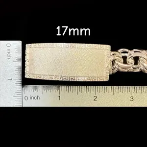 Bracelet chino silver  (17mm-128.7g) (14mm-106.8g) (14mm cut-98.9g) (13.5mm-95g) (13.5mm cut-97.4g) (8mm-40.8g) (