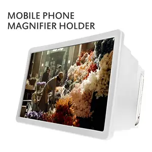 Cell Phone Holder Mount with 1.5x Acrylic Lens, F2 Eye Protection, ABS Telescopic Bracket, HD Video Support, Compact Design for Smartphones & Electronics Accessories