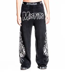 Affliction Men's Sweatpants Misfits Wings