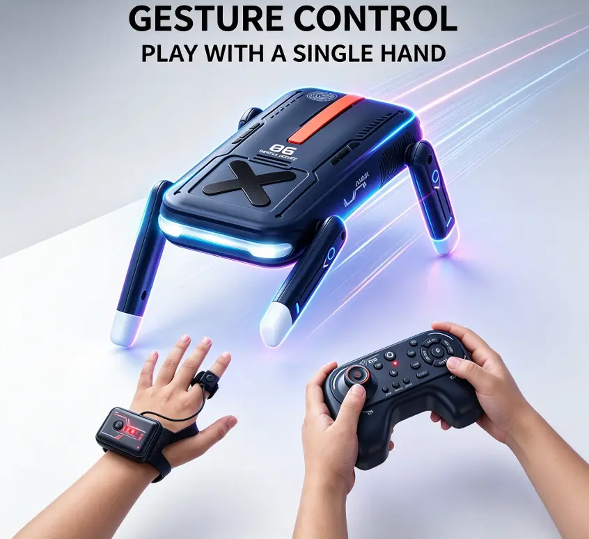 Ruko R1 Mini Robot Dog - Electric Remote-Controlled Kids' Toy with Gesture Control, Stunts, Dancing, Action Programming, Ideal Children's Gift