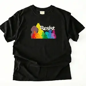Original Save PBS—Resist Shirt. Political Protest, Save Public Broadcasting, Hands-Off Tee