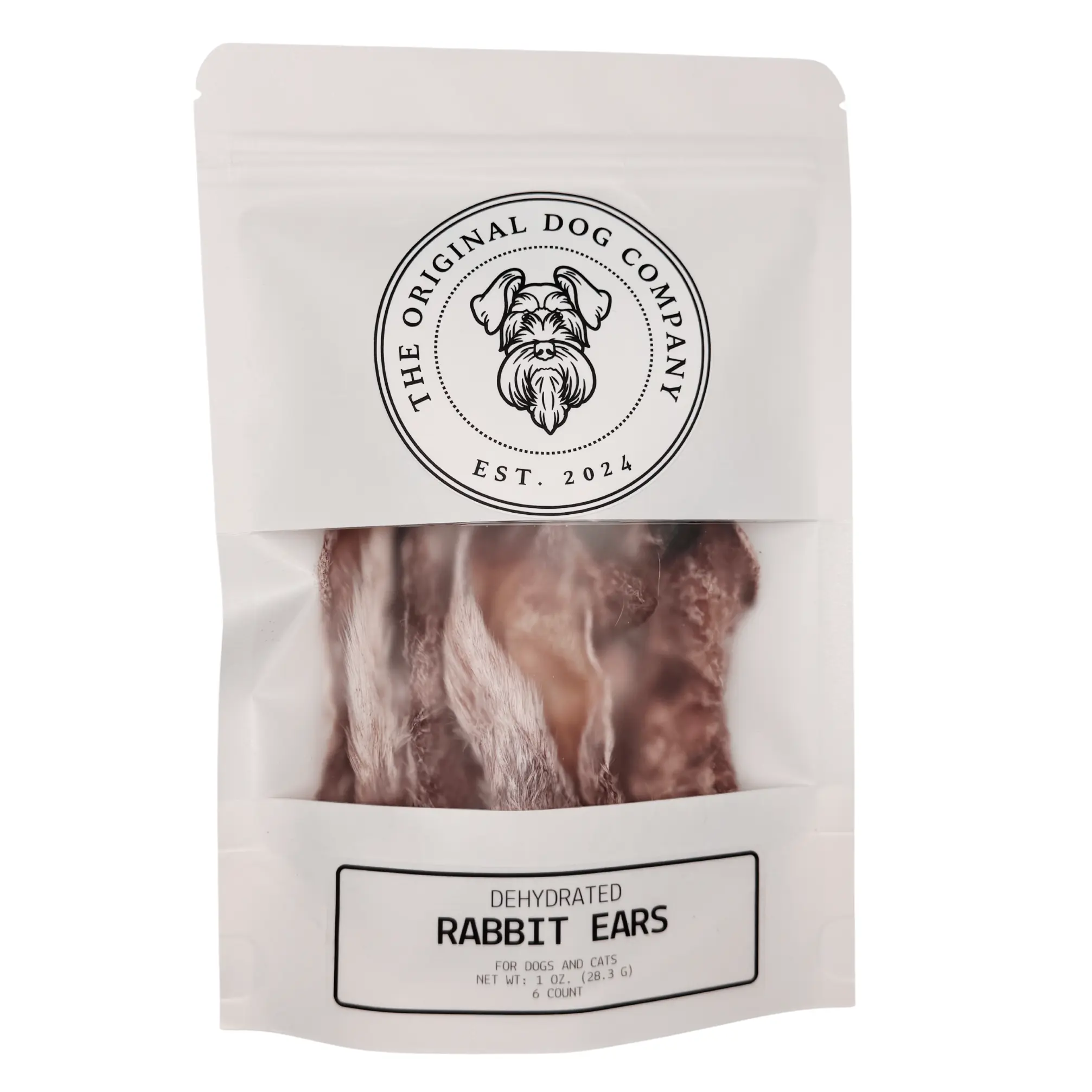 Dehydrated Rabbit Ears Chews for Dogs & Cats | Natural Chew and Treat