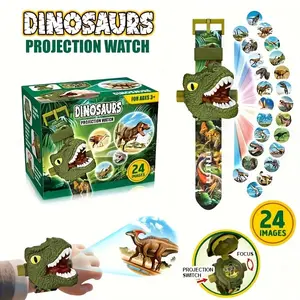 Kids Dinosaur Projector Watch – 24 Dino Images, STEM Learning & Educational Toy, Interactive Projection Watch, Cool Birthday Gift for Boys Girls