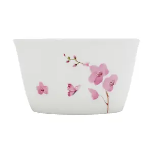 KOTO Japanese Bone China Rice Bowl - 10.8cm Microwave Safe Ceramic Bowl for Home Use, Fine Porcelain