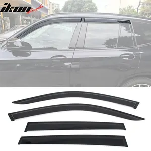 Window Visors for BMW G01 X3 2018-2024 4PCS Tape on Vent Rain Sun Guards