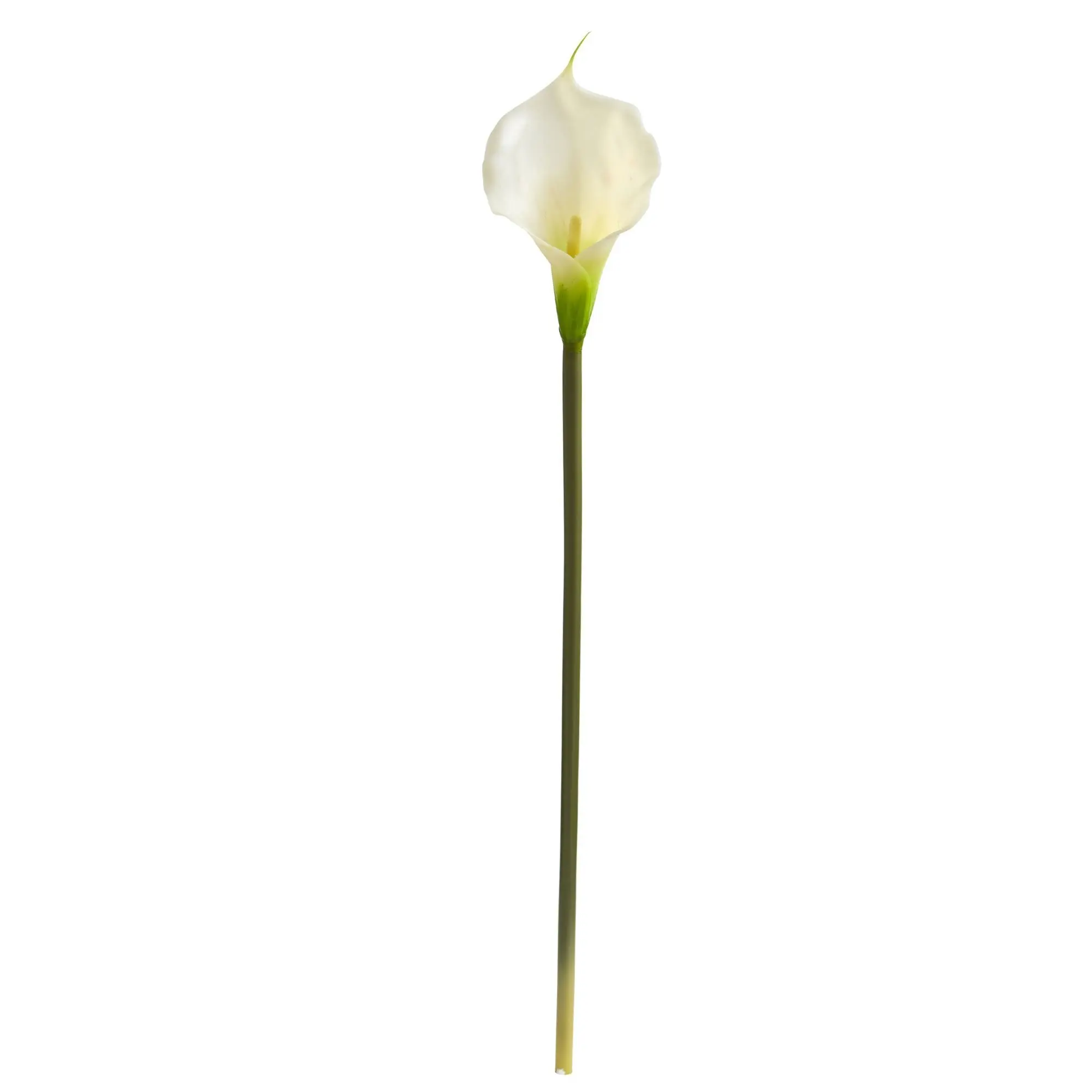 12-Pack 28in Artificial Silk Calla Lily Set - Minimalist Single Small Bloom Decorative Flowers, Neutral Colors Table Ornaments, Easy Home Decor Upgrade Supplies, 25-29in Styling Charm