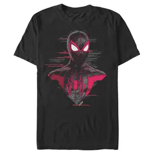 Men's Marvel Spider-Man: Miles Morales Portrait Drawing T-Shirt