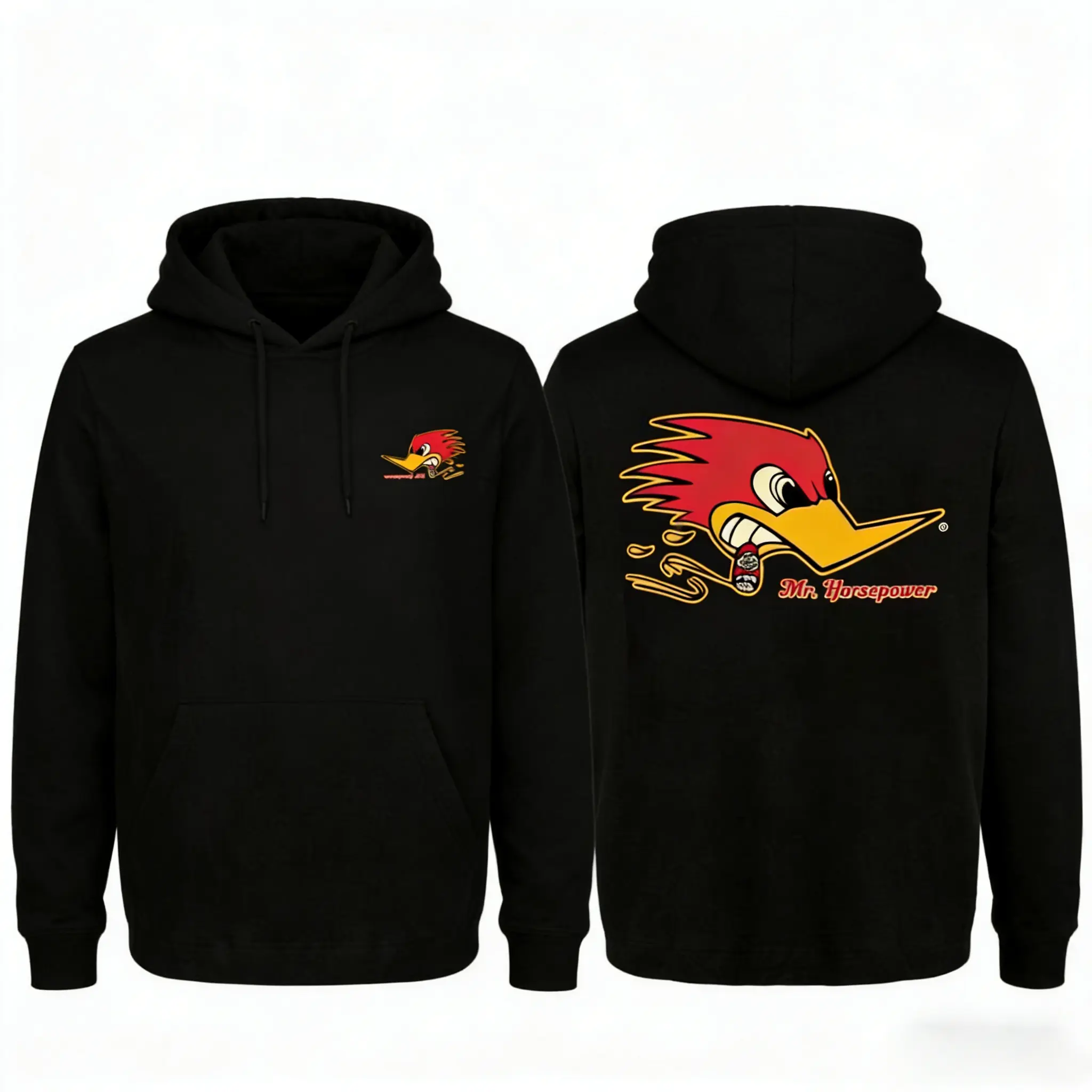 Mr Horsepower Vintage Racing Car Hoodie – Classic Hot Rod Graphic Hoodie, Auto Mechanic Streetwear Style Comfortable Graphic Hoodie TikTok Shop Deals