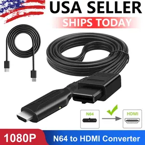 N64 To HDMI Converter Adapter HD 720P/1080P Cable for Nintendo N64 GameCube SNES N64 To HDMI Converter Adapter HD 720P/1080P Cable for Nintendo N64 GameCube SNES